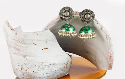 Sangeeta Boochra Silver Earrings