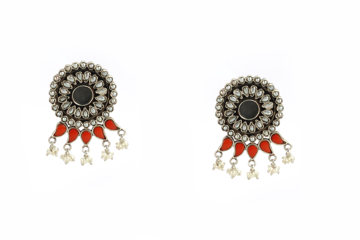 Sangeeta Boochra Silver Earrings
