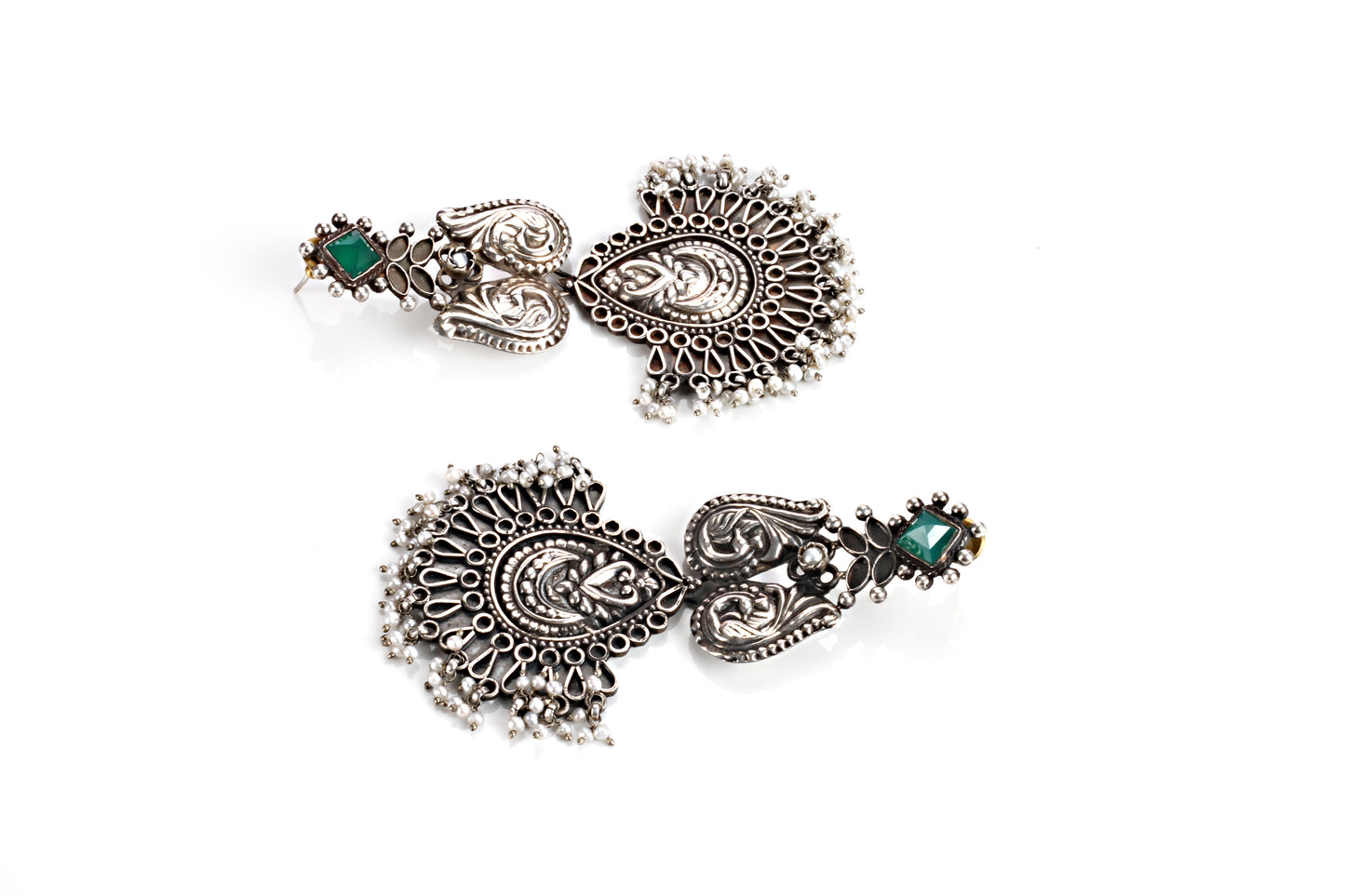 Sangeeta Boochra Silver Earrings