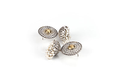 Sangeeta Boochra Silver Earrings