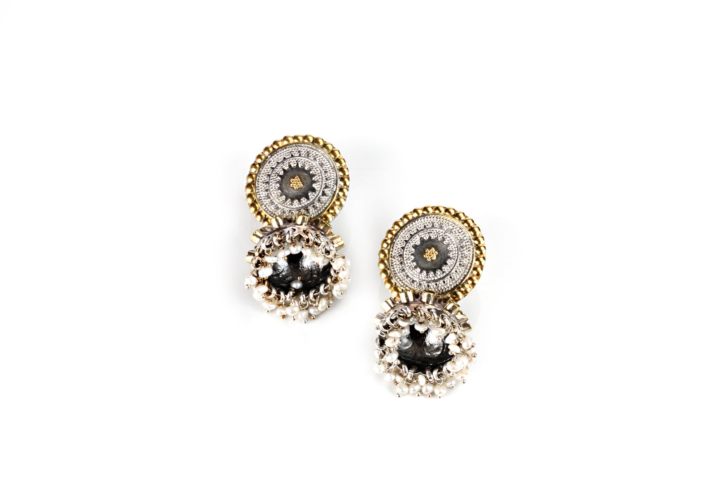 Sangeeta Boochra Silver Earrings