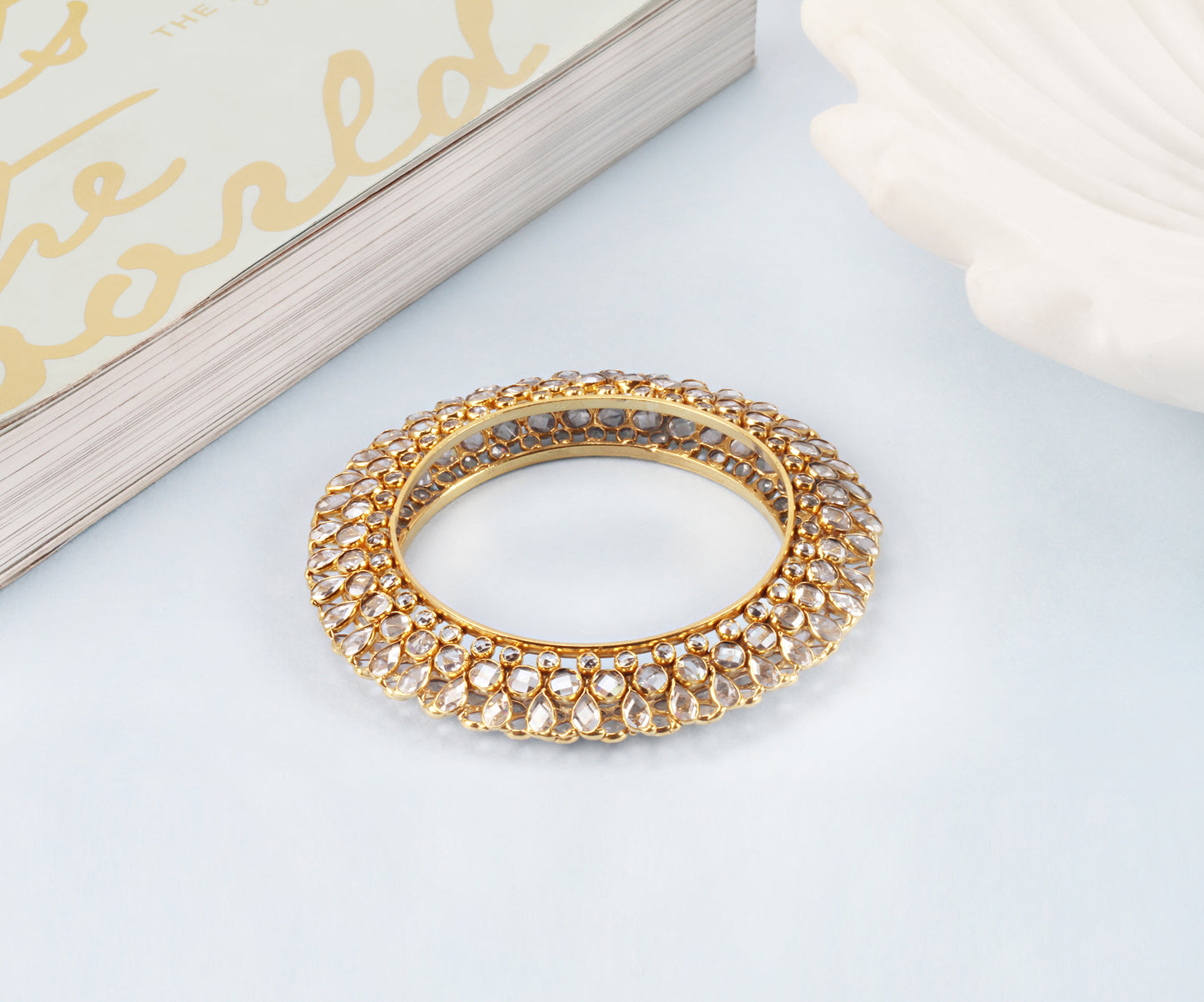 Sangeeta Boochra Gold Tone Silver Bracelet