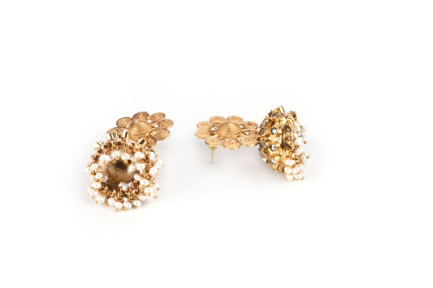 Sangeeta Boochra Silver Earrings