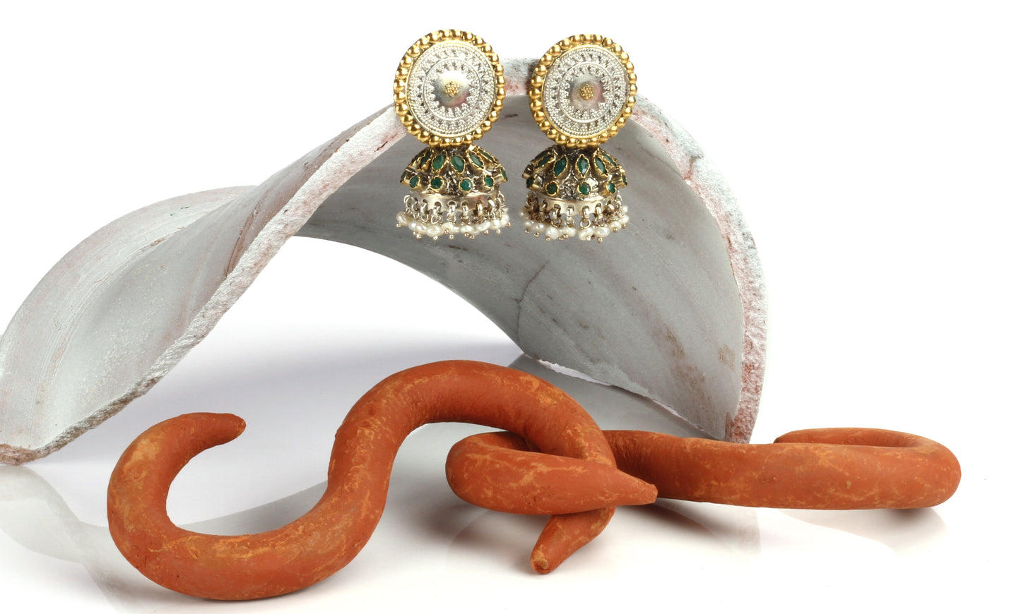 Sangeeta Boochra Silver Earrings