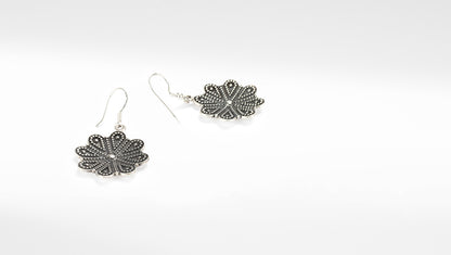 Sangeeta Boochra Silver Earrings