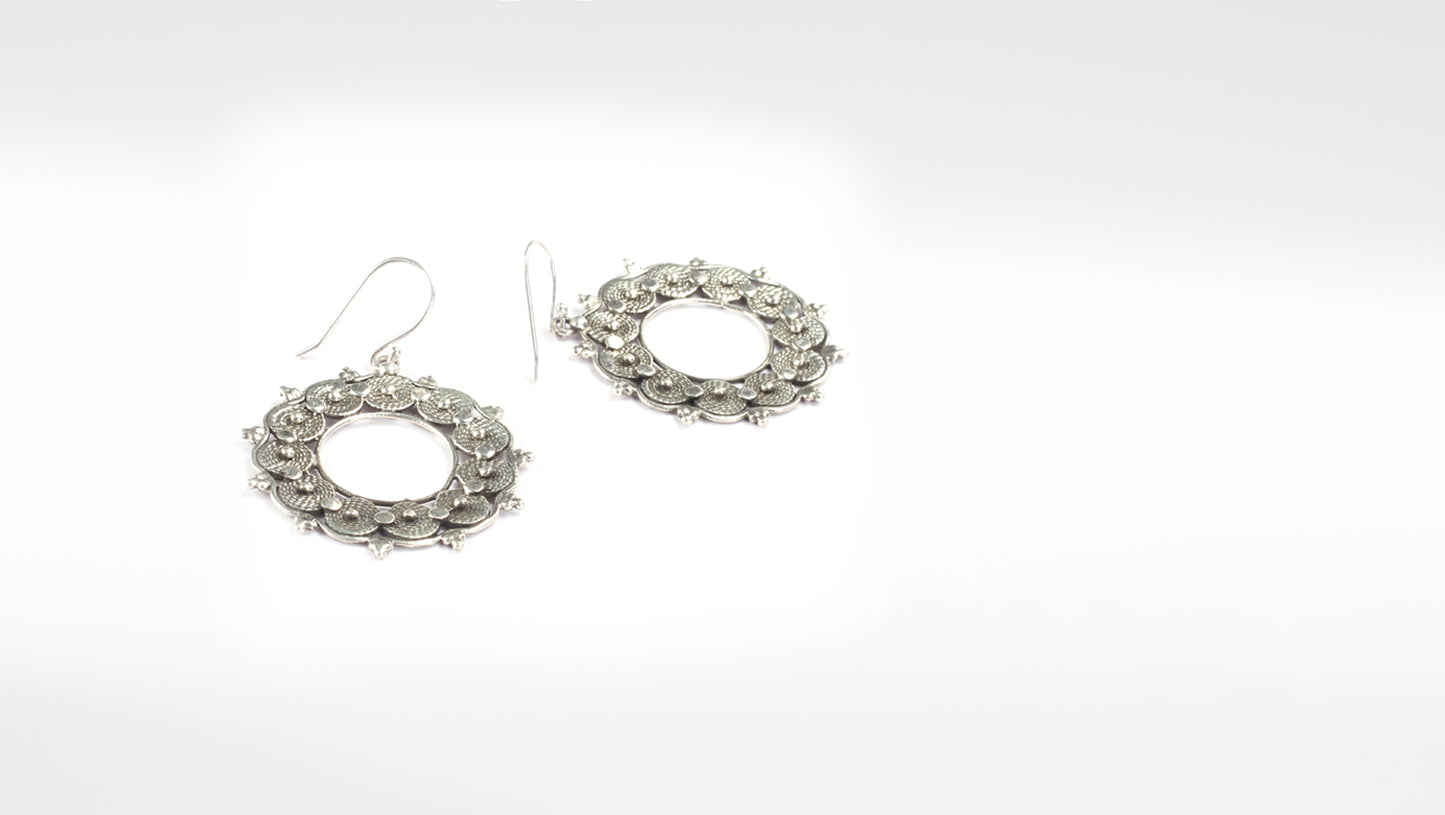 Sangeeta Boochra Silver Earrings