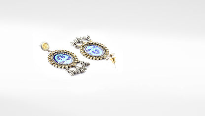 24k Gold plated silver Fitoor Necklace with Earrings