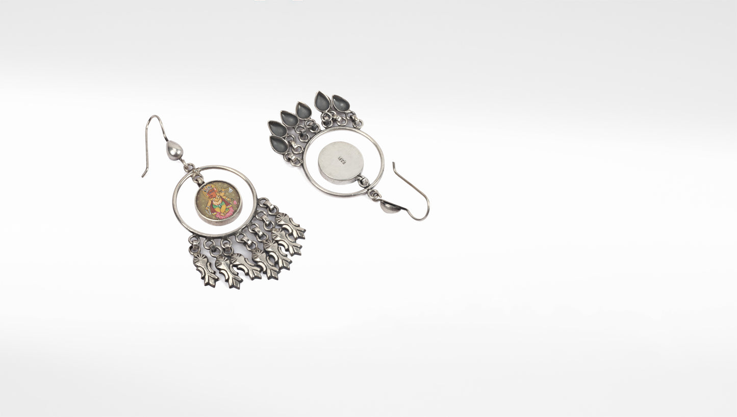 Sangeeta Boochra Tribal Silver Earrings