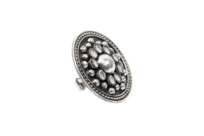 Silver Handcrafted Tribal Silver Ring