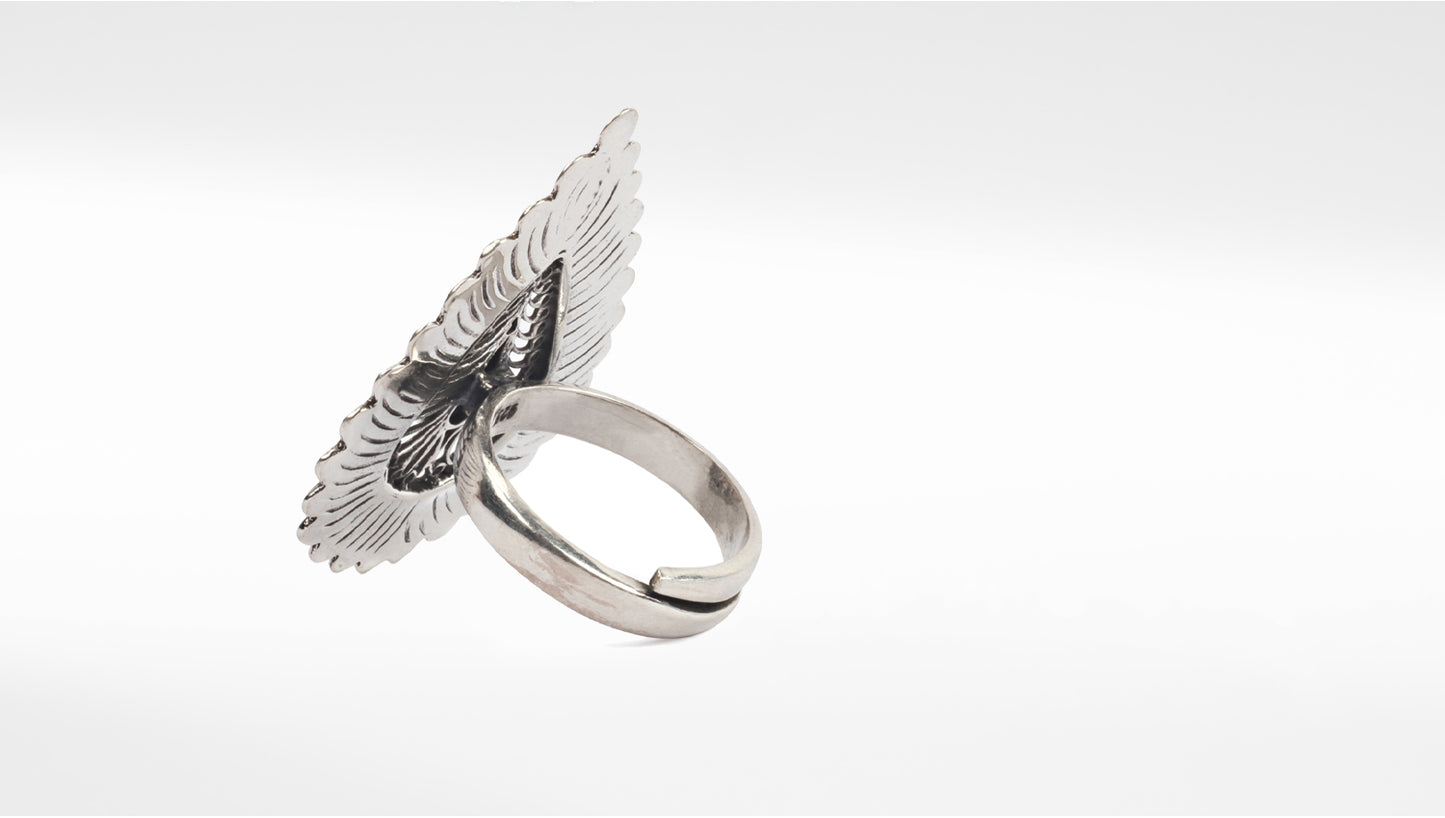 Sangeeta Boochra Silver Ring