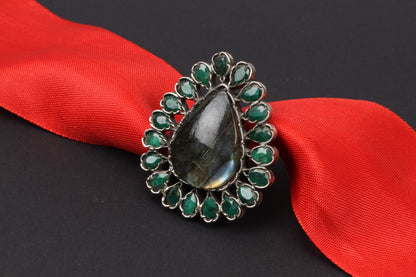 Silver Handcrafted Tribal Silver Ring