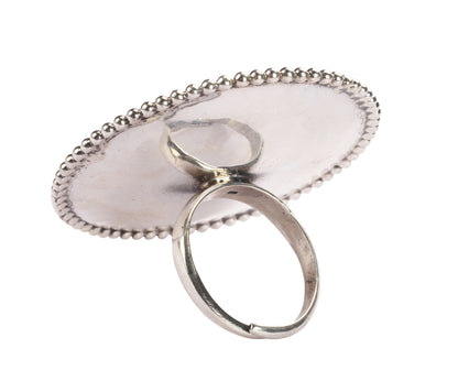 Sangeeta Boochra Silver Ring
