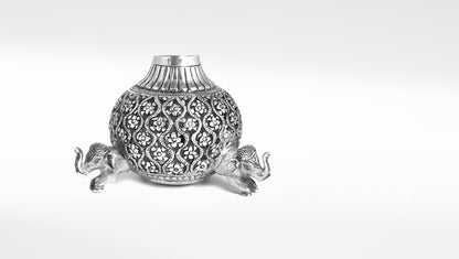 Sangeeta Boochra Sterling Silver Bird Hanging Diya