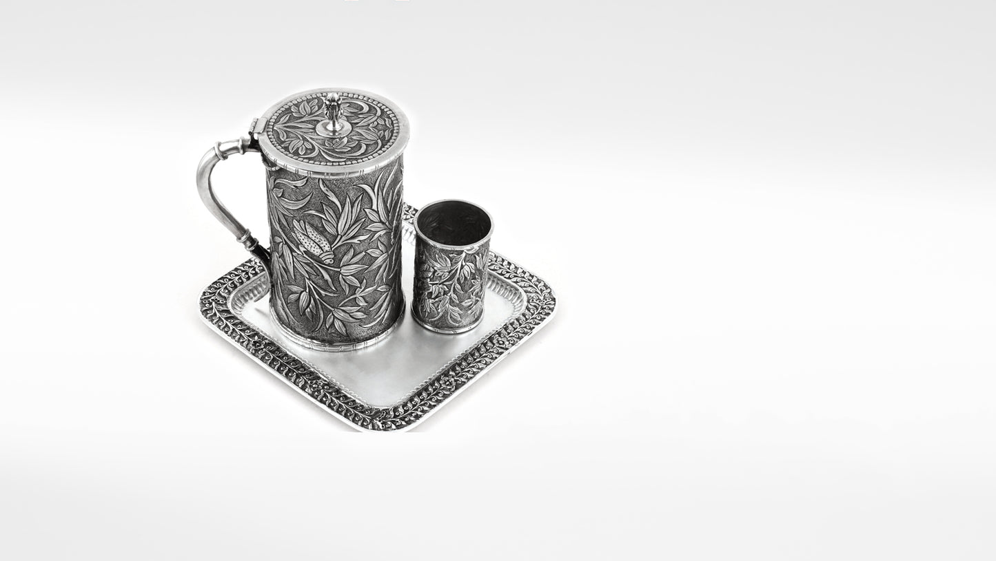 Sangeeta Boochra Sterling Silver Tray