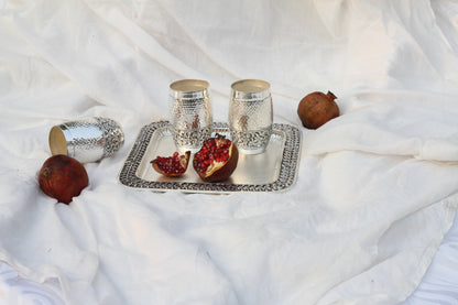 Sangeeta Boochra Sterling Silver Tray