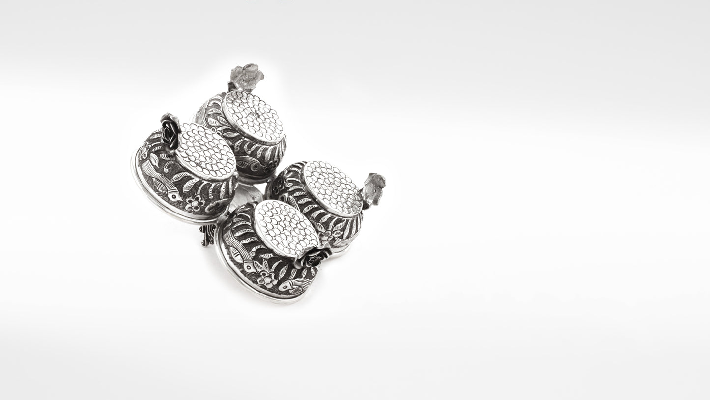 Sangeeta Boochra Sterling Silver Oil Lamp