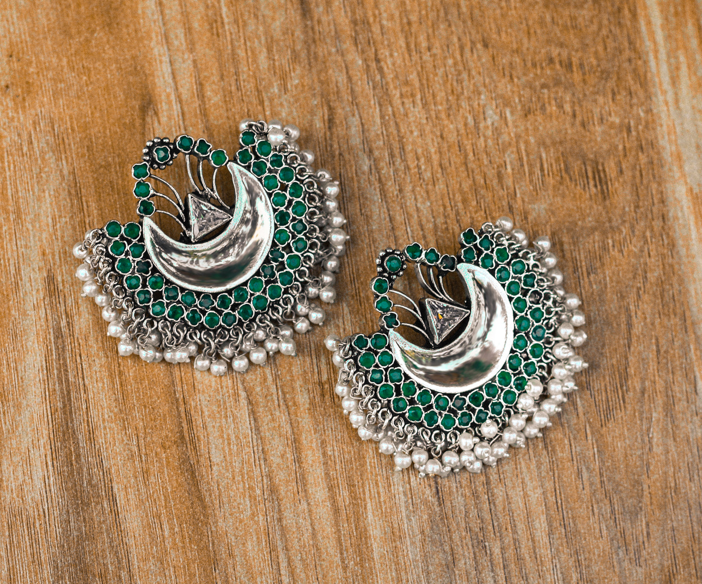 Sangeeta Boochra Silver Earrings