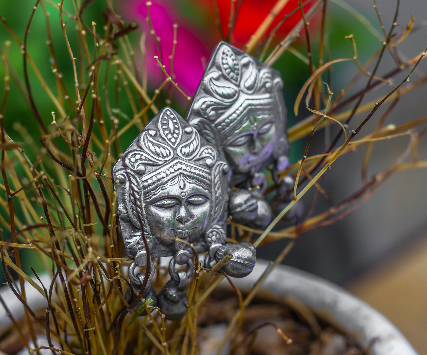 Sangeeta Boochra Silver Earrings