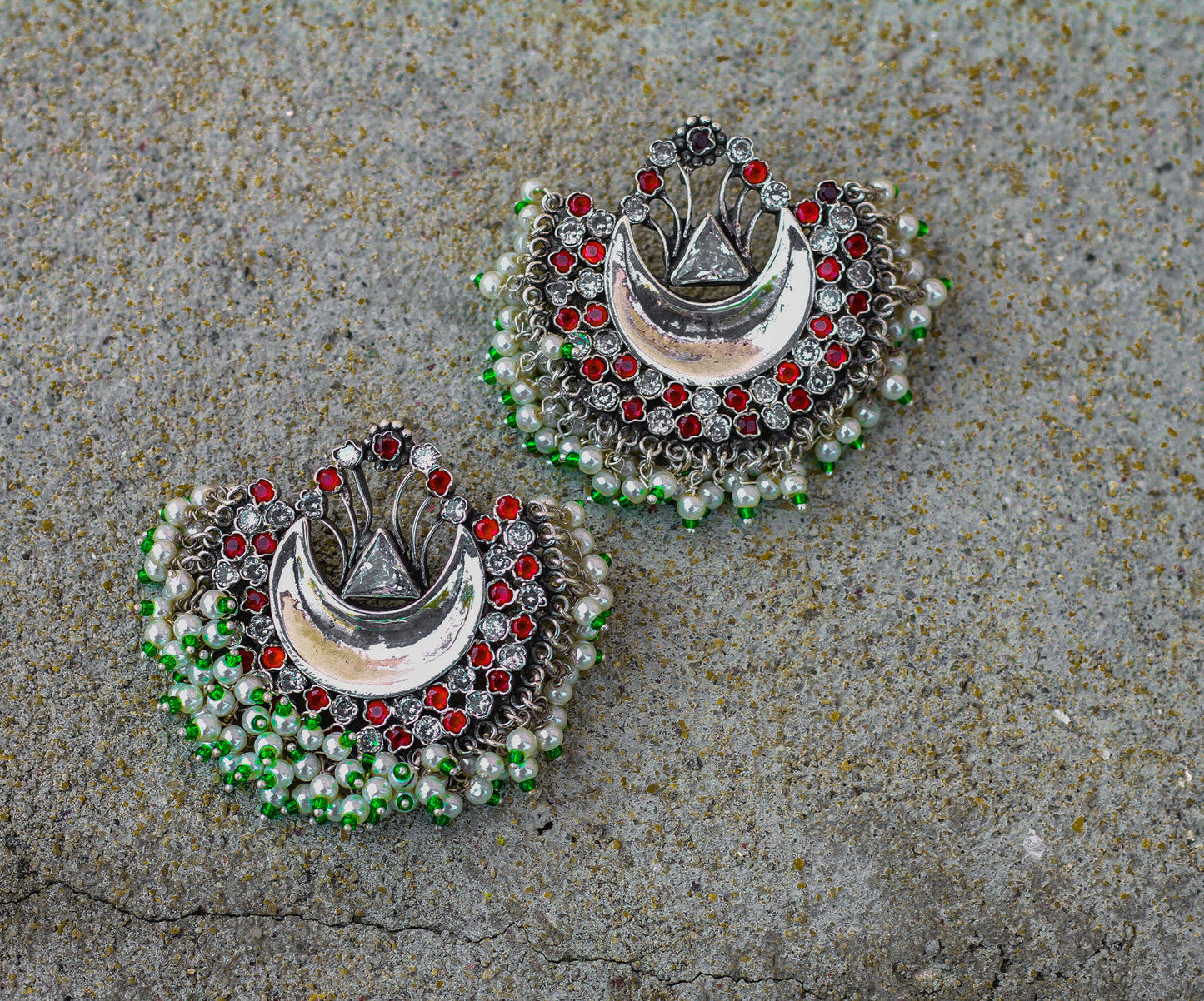 Sangeeta Boochra Silver Earrings