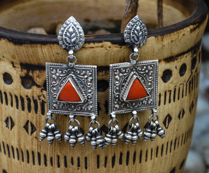 Sangeeta Boochra Silver Earrings