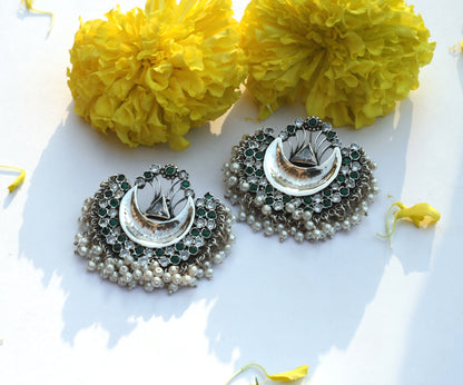 Sangeeta Boochra Silver Earrings