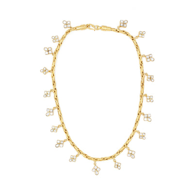 Raashi Khanna in 24k Gold Plated Necklace Studded With Kundan Gemstone