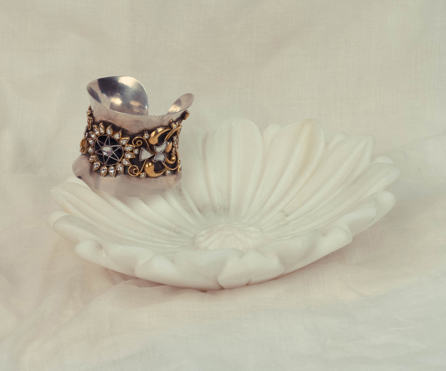 Sangeeta Boochra Silver Bangle