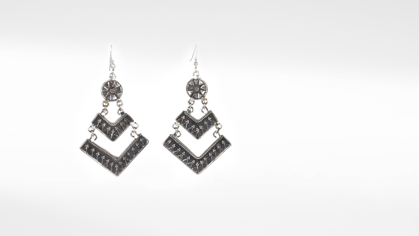 Sangeeta Boochra Silver Earrings
