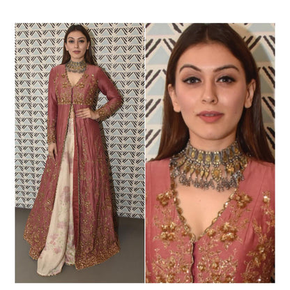 Hansika Motwani in Sangeeta Boochra Glass Necklace