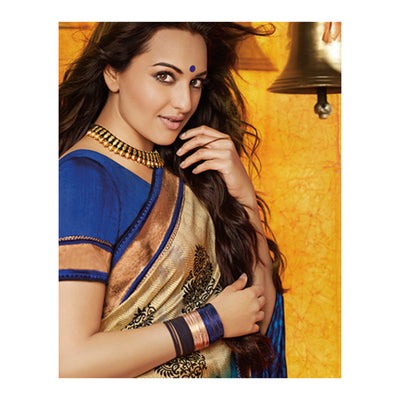 Sonakshi Sinha in Sangeeta Boochra Necklace With 24k Gold Plated