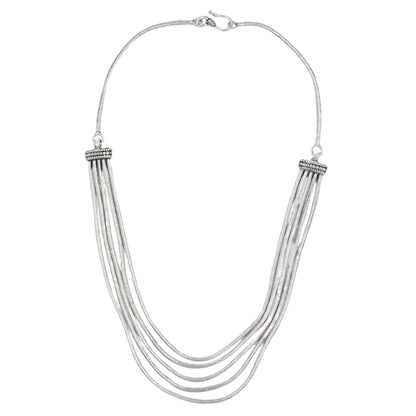 Kajal Agarwal In Silver Necklace