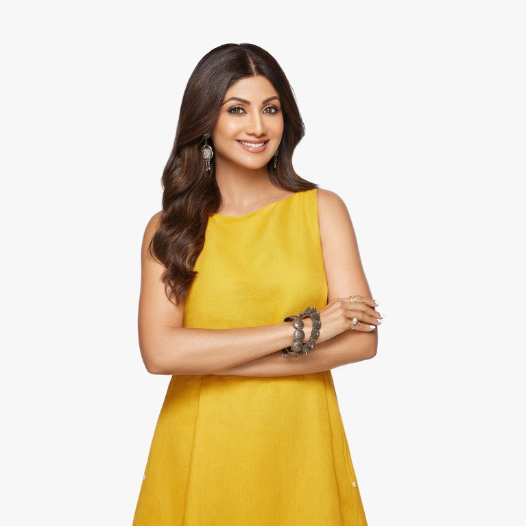 Shilpa Shetty In Silver Jewellery