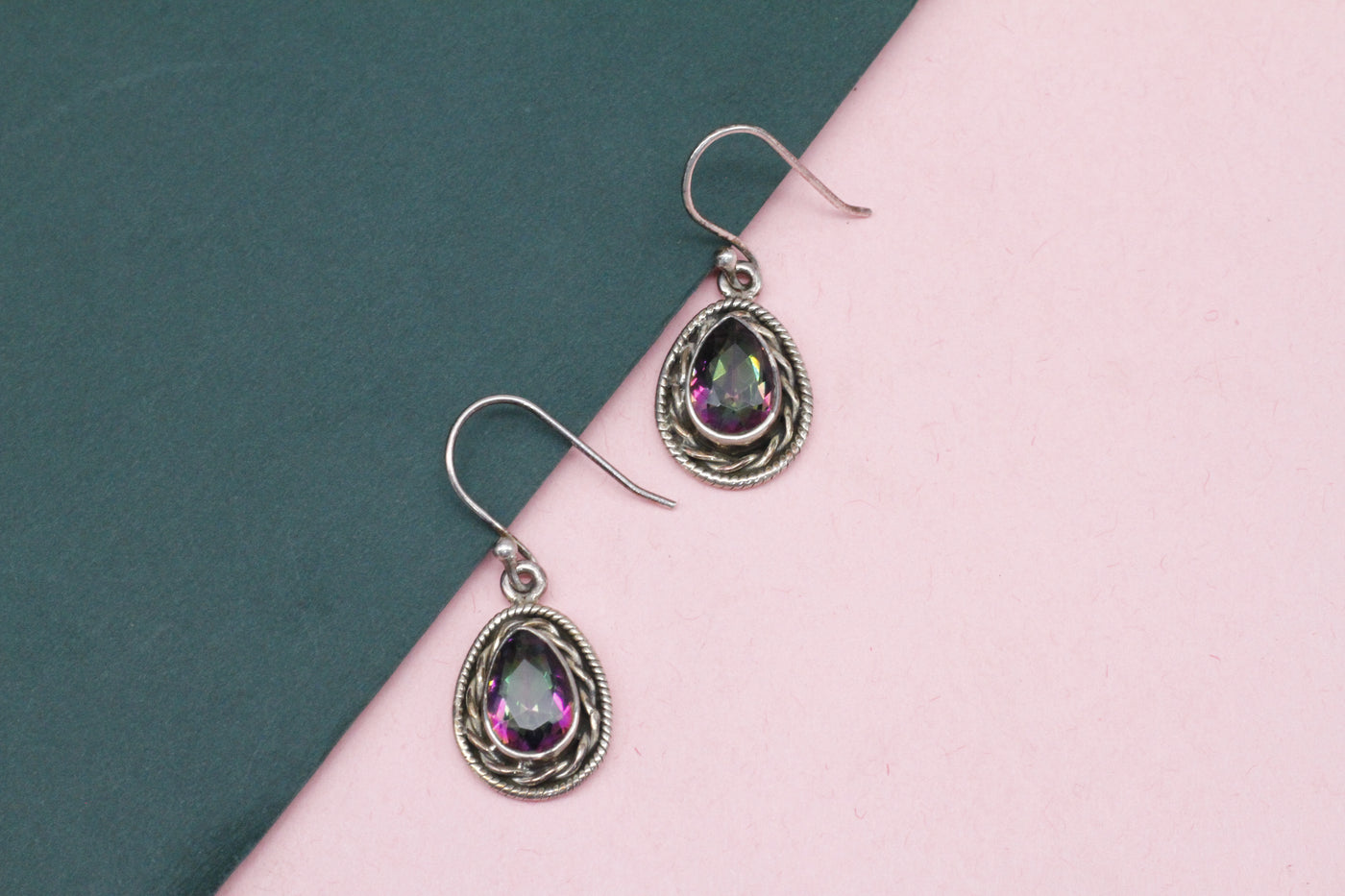 Handcrafted Silver Hanging Earring