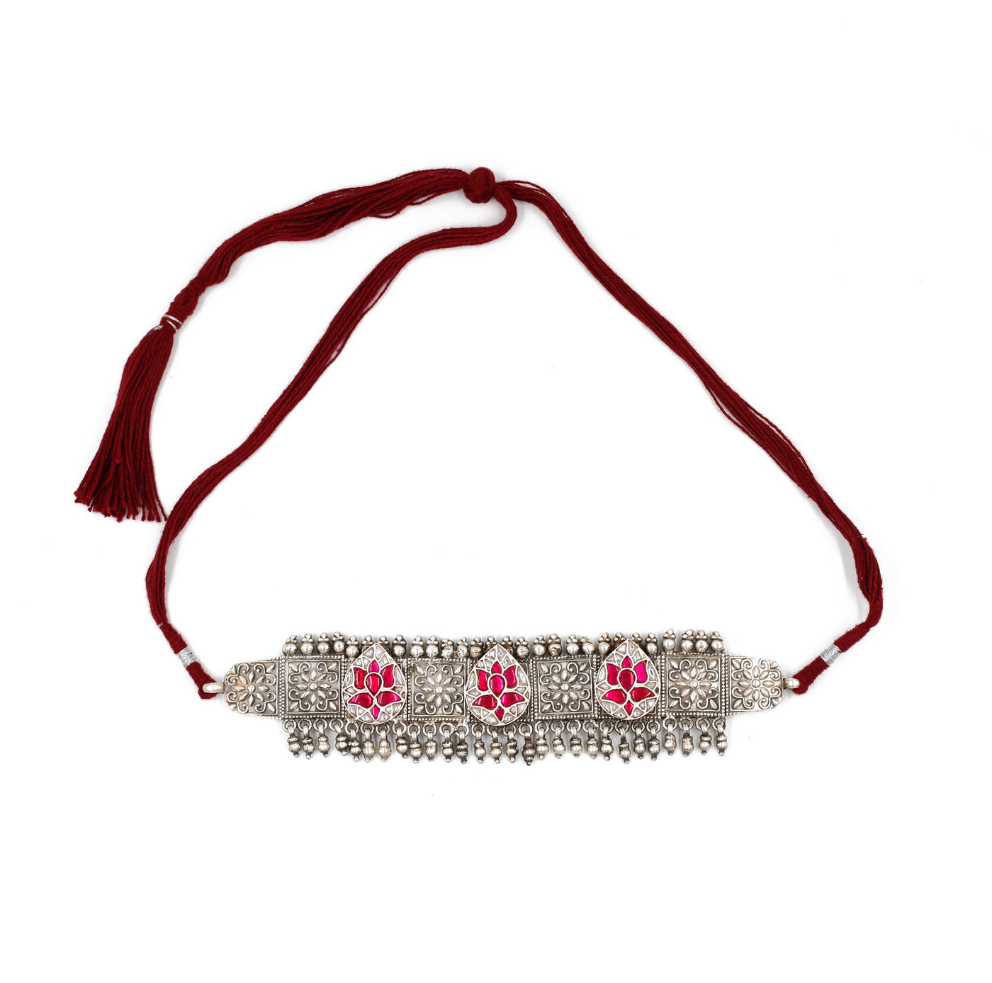 Katrina Kaif In Sangeeta Boochra Silver Handmade Necklace