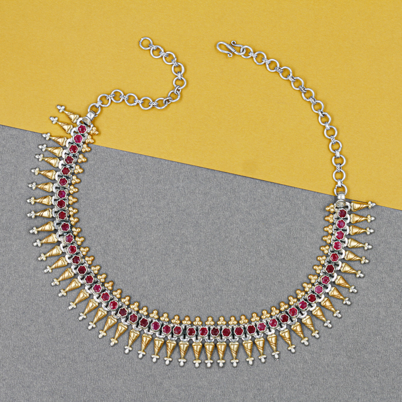 Sangeeta Boochra Silver Necklace