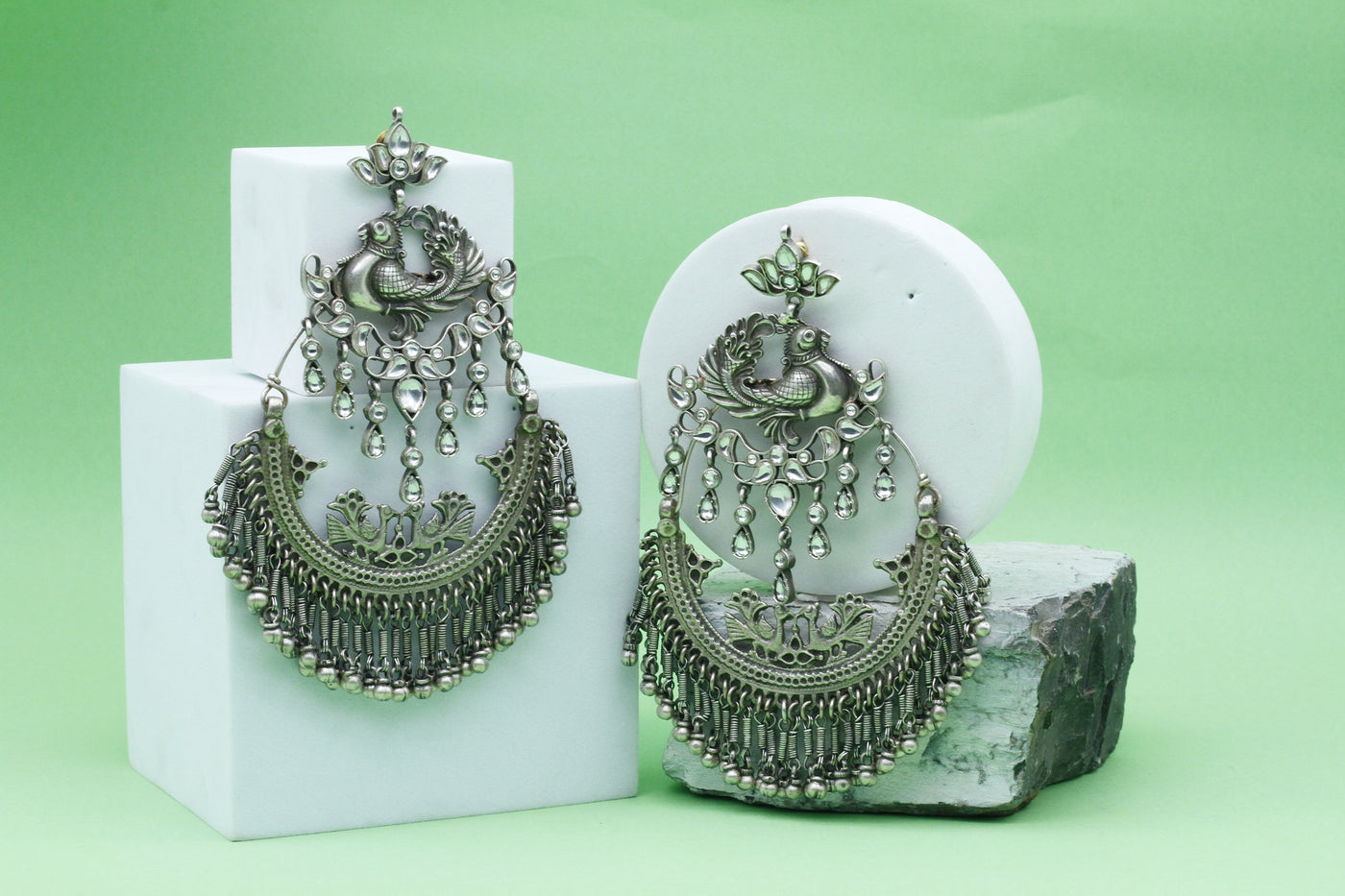 Rhea Chakraborty In Silver Earring and Bangles