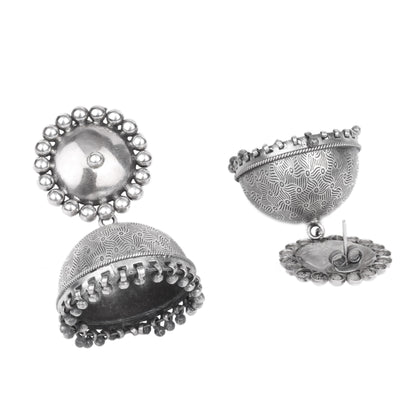 Nayanthara Kurian in Silver Jhumki