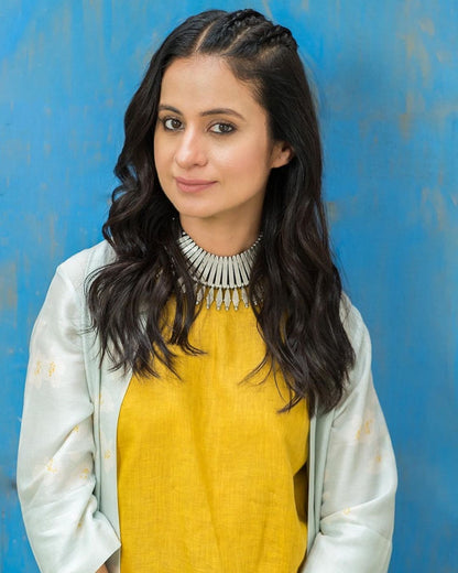 Rashika Dugal in Silver Necklace