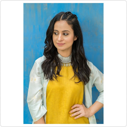 Rashika Dugal in Silver Necklace