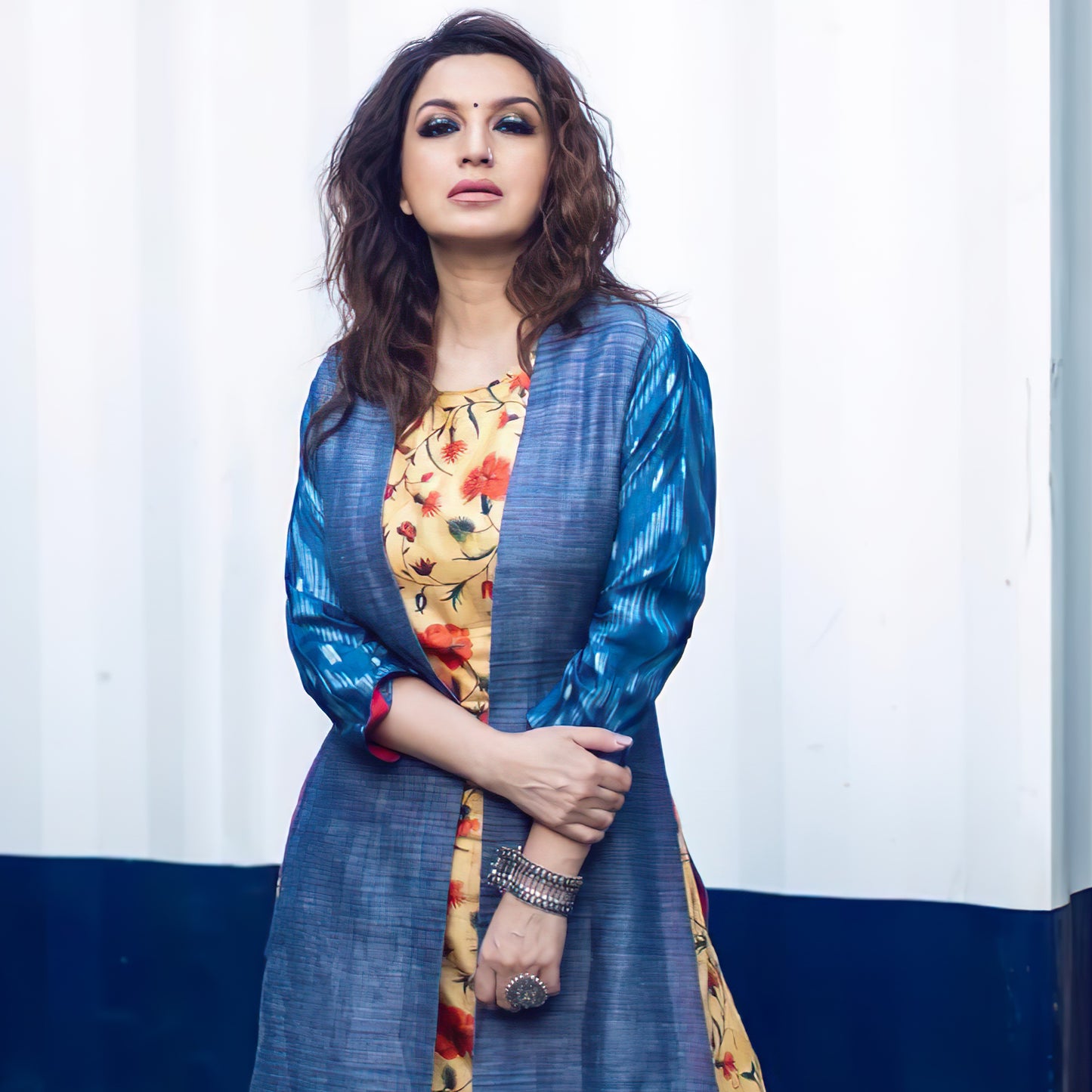 Tisca Chopra in Silver Handcrafted Ring