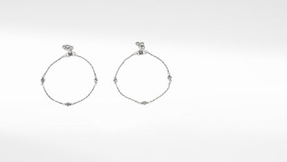 Sangeeta Boochra Silver Anklet