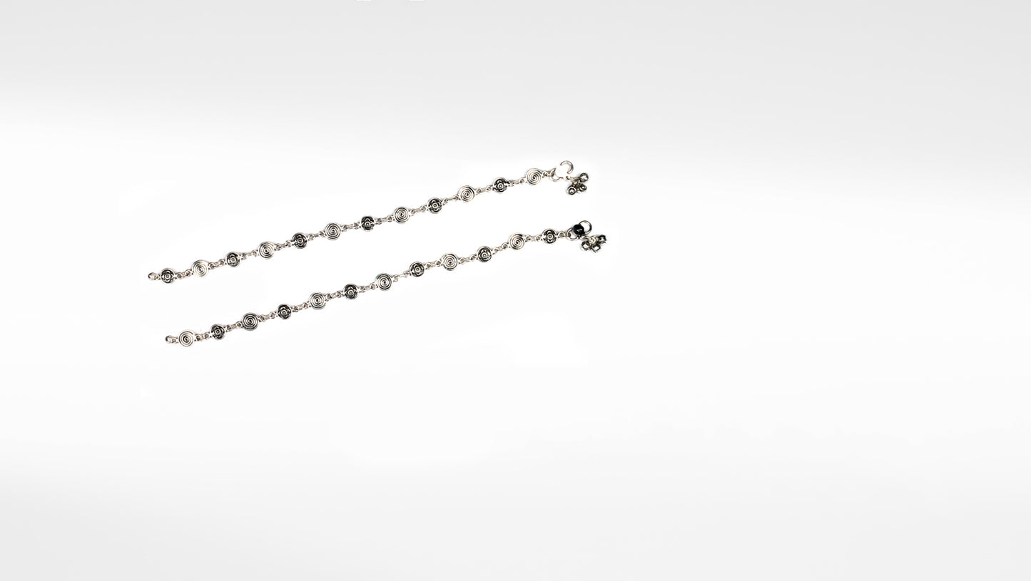 Sangeeta Boochra Silver Anklet