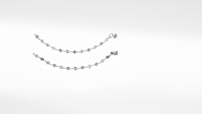 Sangeeta Boochra Silver Anklet