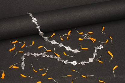 Sangeeta Boochra Silver Anklet