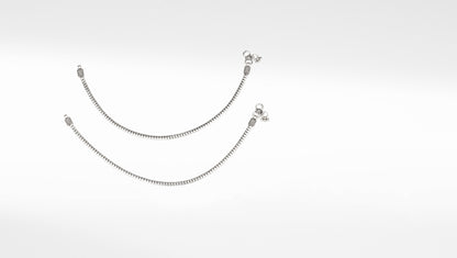 Sangeeta Boochra Silver Anklet