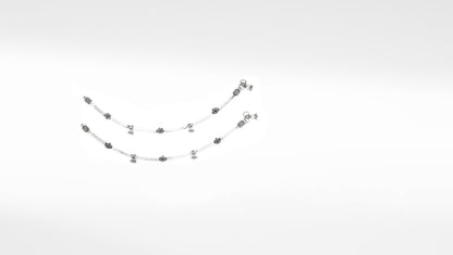 Sangeeta Boochra Silver Anklet