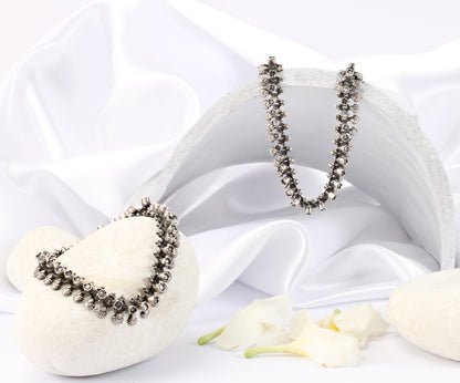 Sangeeta Boochra Silver Anklet