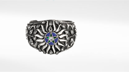 Sangeeta Boochra Silver Bangle