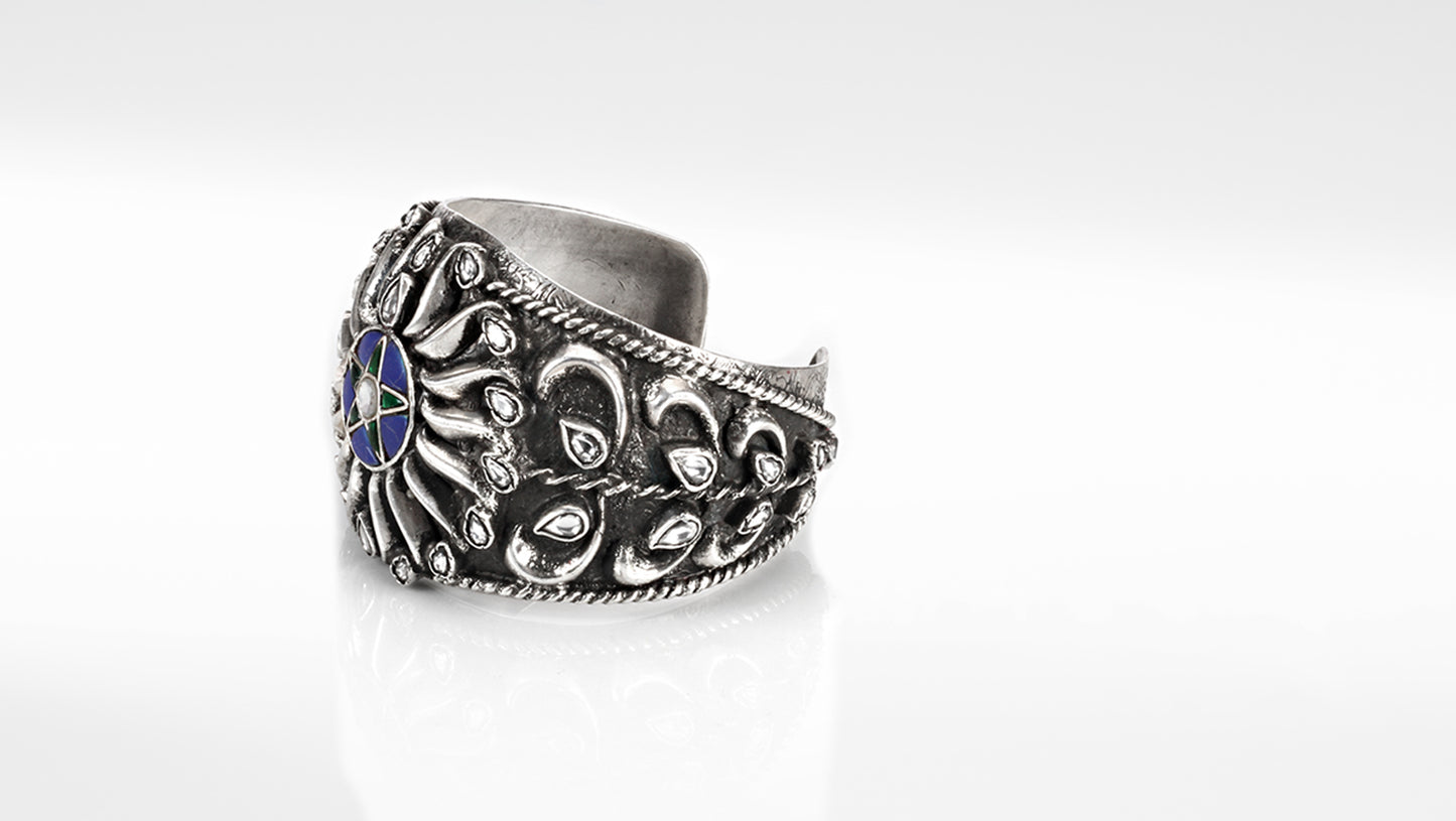 Sangeeta Boochra Silver Bangle