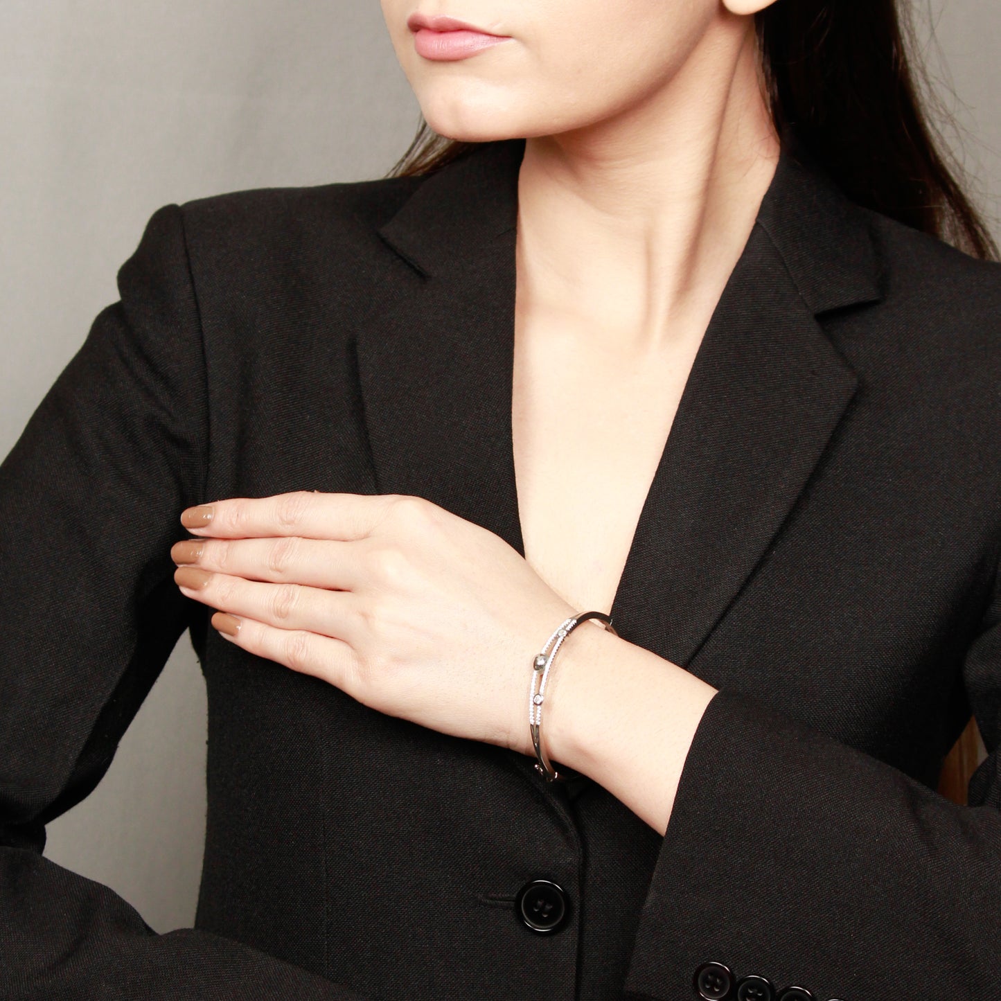 Naaz Silver Bracelet